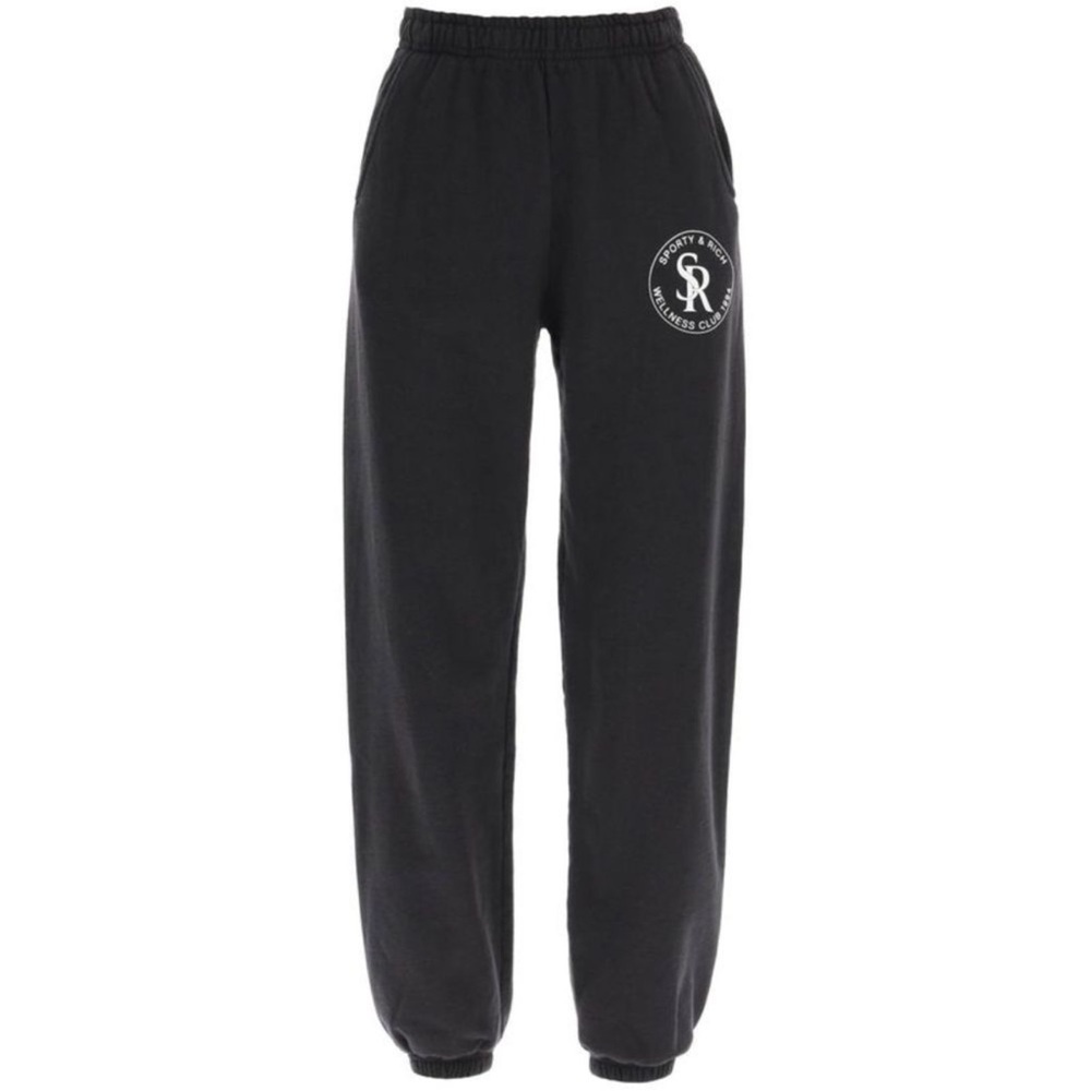 Sporty & Rich Black Wellness Club 1994 Sweatpants